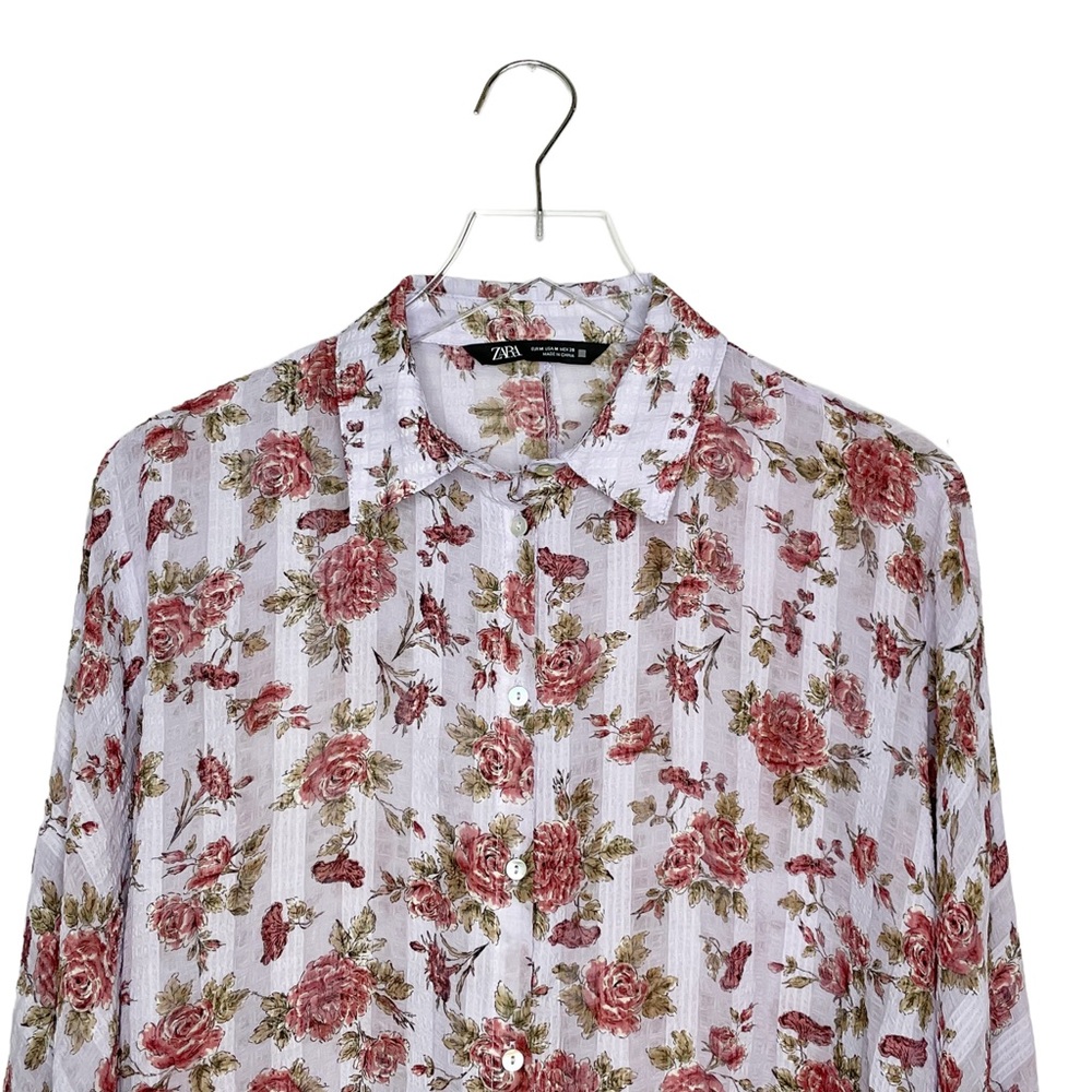 Zara Floral Print Blouse - Picture 5 of 8